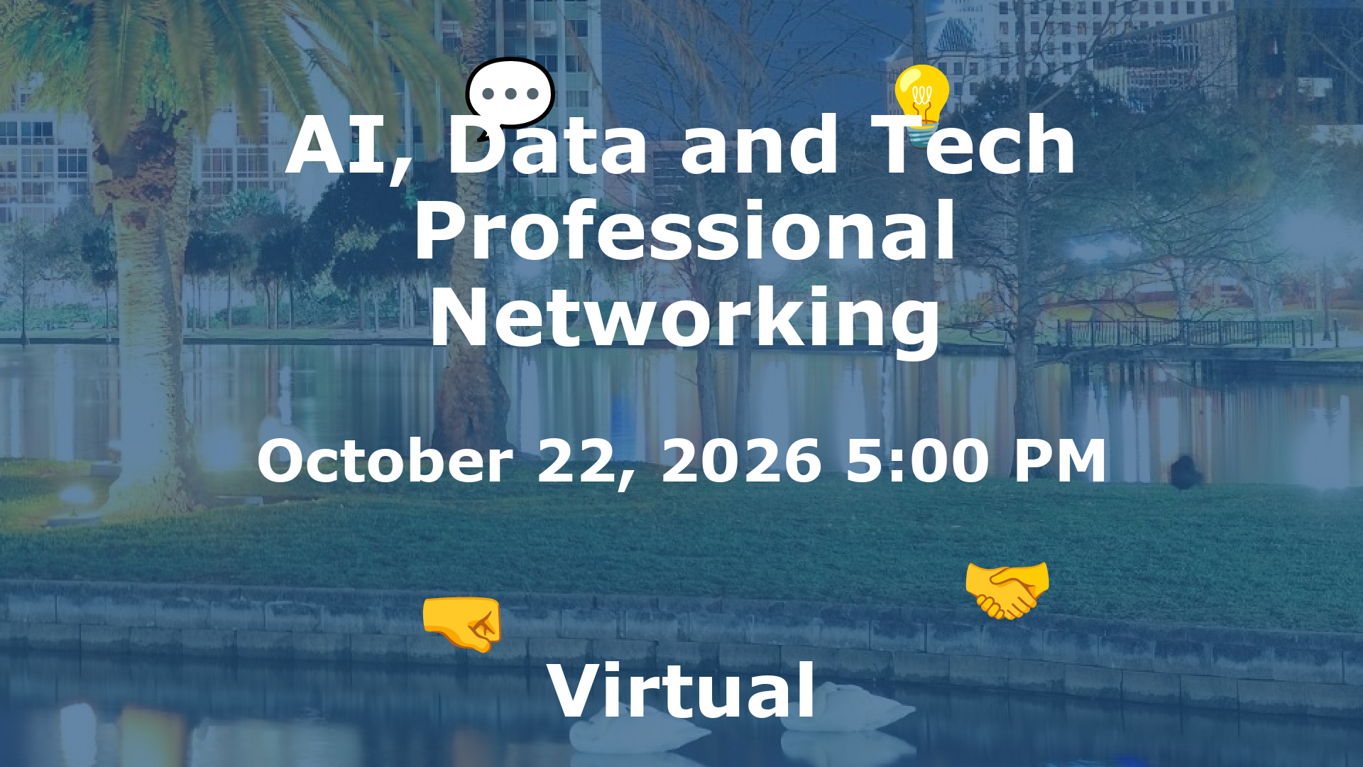 AI, Data and Tech Professional Networking event image